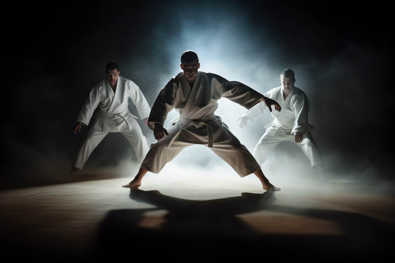 Zawodnicy judo